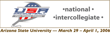 [Intercollegiate Nationals:  March 29 - April 1st 2006 @ ASU]