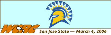 [Conference Championships: March 4th @ San Jose State]